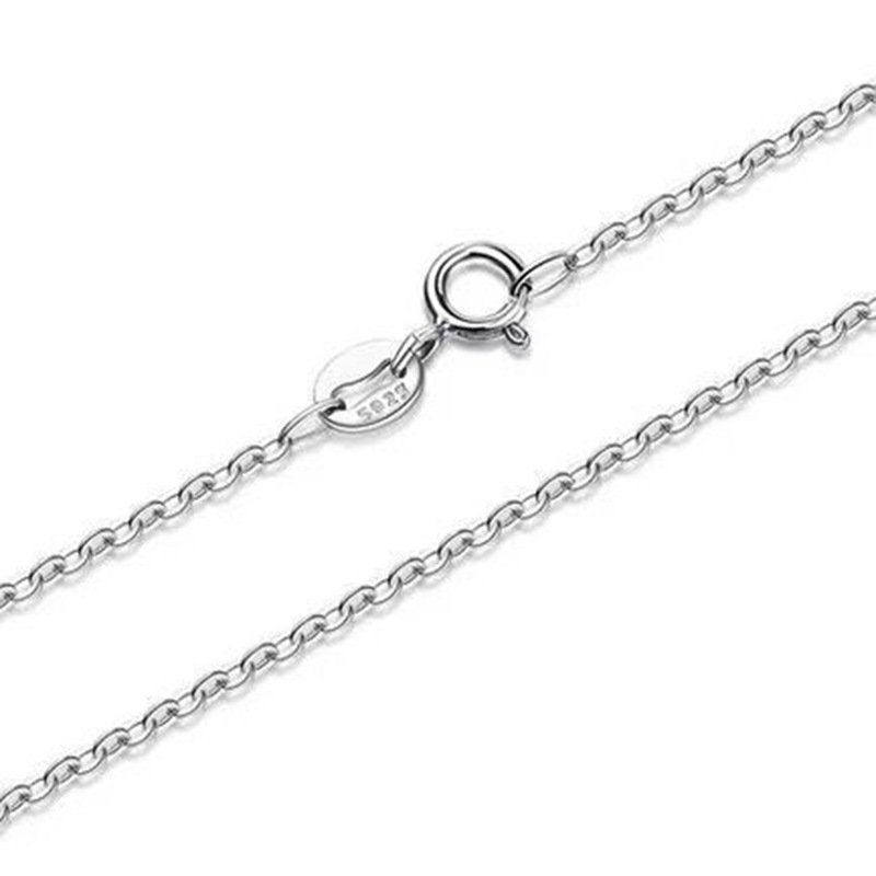 925 silver with chain cross chain all-match pendant clavicle accessories bare chain simple chain production